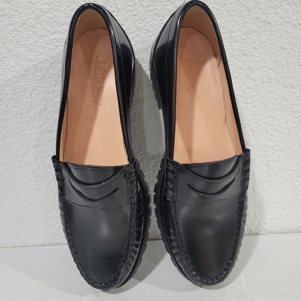 J. Crew Black Leather Loafers - Picture 7 of 12